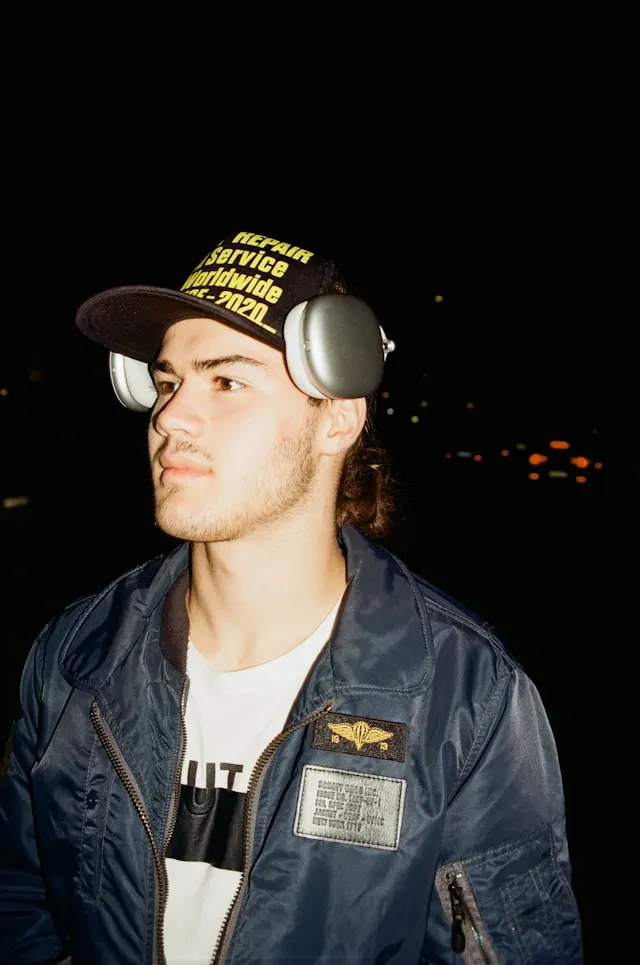 Person with headphones